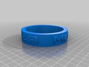 mara text bracelet fashion customized 3d print model - Mito3D