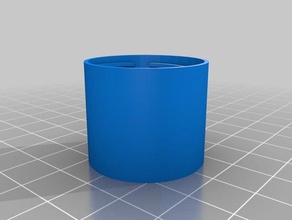 2 liter threaded rubber stopper retaining cap diy 3d print model - Mito3D
