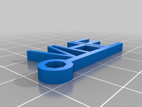 meu personalizados lote keychain do gerador chaveiros 3d print model - Mito3D