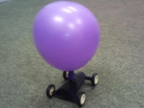 balão movidos a jato de carro outros mecano openscad brinquedo 3d print model - Mito3D