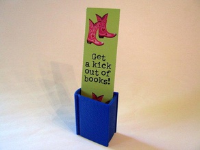bookmark holder book vase organization 3d print model - Mito3D