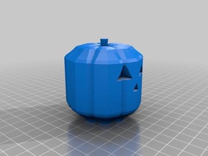mi personalizados de jack-o-lantern decoración 3d print model - Mito3D