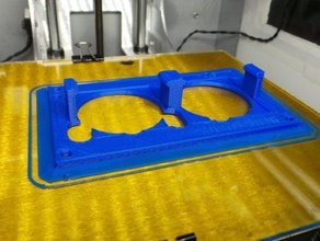 solidoodle printrboard doppia ventola, piastra di copertura 3d la stampante accessori 3d print model - Mito3D