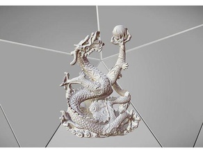 dragão prateado outros 3d Modelo artec divertido ornamento brinquedo 3d print model - Mito3D