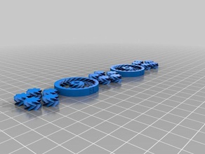 mon personnalisés idem dualstrusionquick ver les mathématiques l'art 3d print model - Mito3D