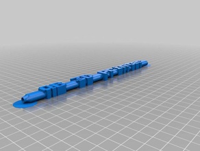 my customized bic word pen office 3d print model - Mito3D