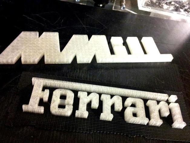 ferrari logo emblem badge other Ferrari 3D print model - Mito3D