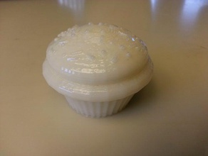lucido cupcake cibo bere 3d print model - Mito3D