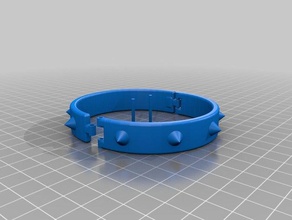 my customized cuffs collars tuffs bracelets 3d print model - Mito3D