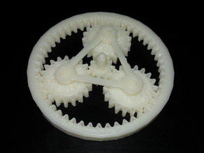 simple planetary gears other openscad set 3d print model - Mito3D
