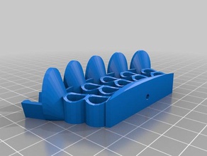 regular interdental toothbrush holder bathroom clip openscad 3d print model - Mito3D
