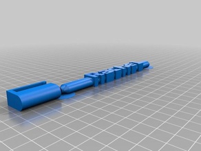 mon personnalisés bic mot stylo rachel bureau 3d print model - Mito3D