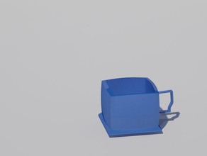 tea cup household 3d print model - Mito3D