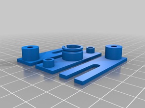 sharpie sostenedor de la pluma otros en el experimento actualización parte openscad 3d print model - Mito3D