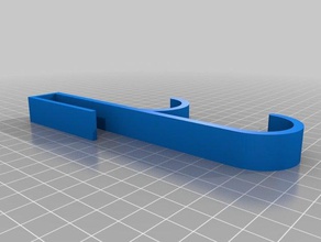 14mm thin door hook organization customized 3d print model - Mito3D