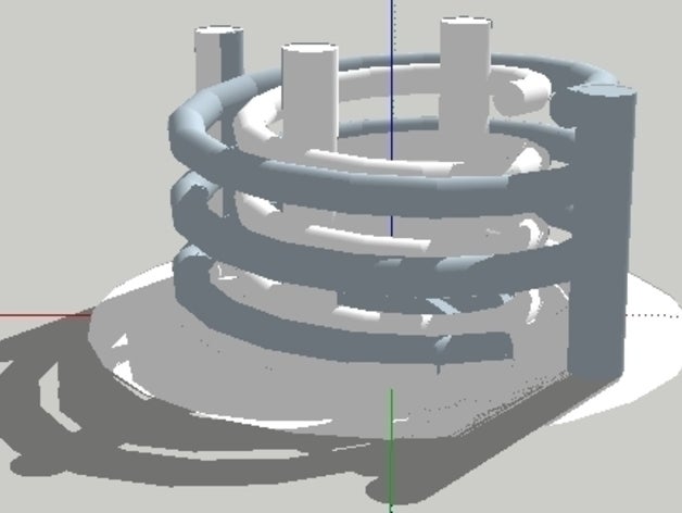 spiral demiryolu diğer mermer makine yarışı çalıştırın parça oyuncak 3D print model - Mito3D