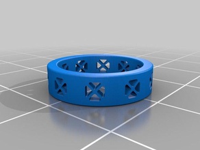 ring 4 triangle accessories 3d print model - Mito3D