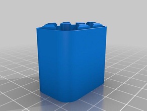 batterie unten Container angepasst 3d print model - Mito3D