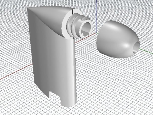 omnimac 3dr pitot-Rohr Halterung v15 Robotik 3D print model - Mito3D