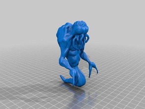 tinker le creature lago erie monster nittee grittee scoppio 3d print model - Mito3D