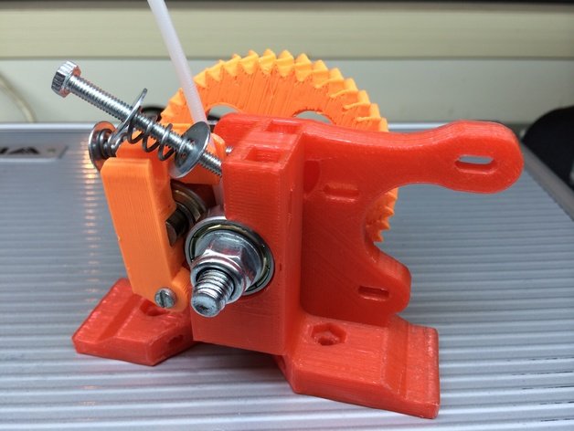 extruder loop 3d printer extruders caps drive bolt e3d gear greg gregs wade idler-screw j-head jhead mendel nema17 nema 17 prusa quickfit quick fit richrap solidworks standart strong tiltable 3D print model - Mito3D