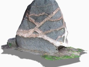 gwynnes rock de aprendizaje 123d errático la geología geoscience glacial el granito iowastate 3d print model - Mito3D