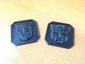 trasformatori di badge altri logo giocattolo 3d print model - Mito3D