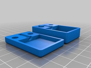 cassa quadrata mobile telefono 3d titolare openscad utile 3d print model - Mito3D