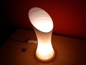 simple lamp design decor bedside designer table 3d print model - Mito3D