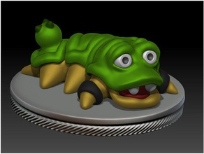 mascota monstruo munchy las esculturas 3dartistmag animal carácter de juguete zbrush Artista 3d mag 3d print model - Mito3D