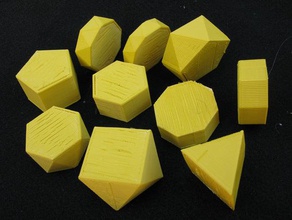 oca, poliedros, prismas antiprisms matemática 3d print model - Mito3D
