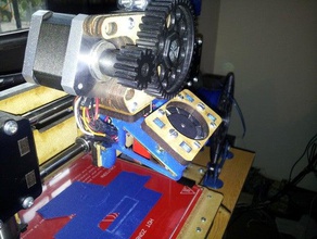 fan led strip mount printrbot plus v1version 2 3d printer parts 3d print model - Mito3D