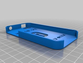 caso de iphone4 móveis 3d print model - Mito3D