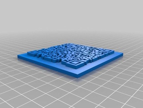 my customized qr code generator customizer organization 3d print model - Mito3D