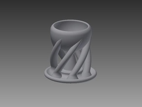 ilginç bir kupa sanat fantezi goblet 3d print model - Mito3D