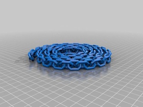 my customized chain spiral other 3d print model - Mito3D
