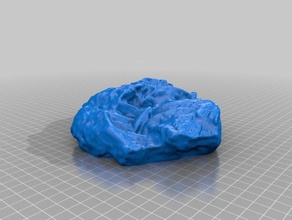 enterrada la piedra arenisca de aprendizaje makerbotdigitizer scan 3d print model - Mito3D