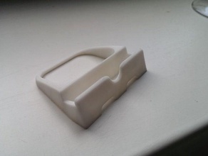 iphone 5 5s dock stand mobile 3d print model - Mito3D