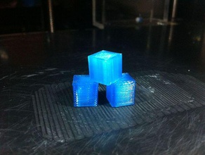 standard-cube-1ml andere Genauigkeit Anfänger die Kalibrierung einfach glitch3dmodels Präzision Wissenschaft test Toleranz glitch 3d-Modelle 3d print model - Mito3D