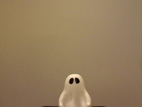 little ghost art easy halloween makerbotdigitizer scan spooky 3d print model - Mito3D