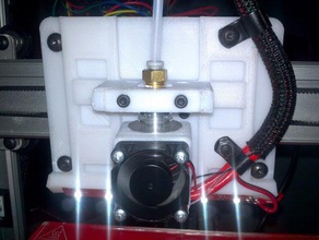 ord hadron trasporto integrato singledual e3d monte la stampante parti hotend 3d print model - Mito3D