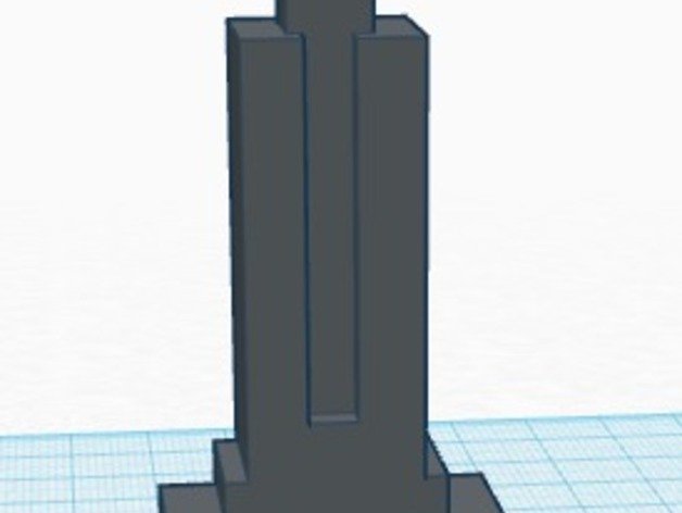 empire state building Gebäude Strukturen 3D print model - Mito3D