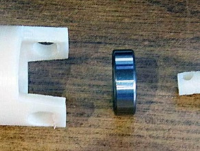 simple colgante spinner puede utilizar una cesta suelto filamento de la fruta lo que sea 3d impresora accesorios cojinete colgador el gancho almacenamiento rodamiento 3d print model - Mito3D