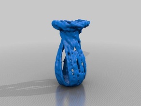 inutile liquido vaso sculture 3d print model - Mito3D