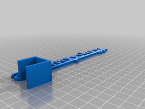 anthro shelf-talker staffa sinistra i segni loghi personalizzato 3d print model - Mito3D