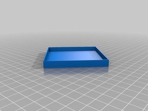 1 deckel ohne caixa de 51x51x8 recipientes personalizado 3d print model - Mito3D