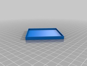 1 deckel ohne box 52x52x6 Container angepasst 3d print model - Mito3D