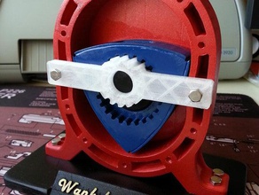 wankel rotatif de l'assemblée 3d l'impression moteur à combustion 3d print model - Mito3D