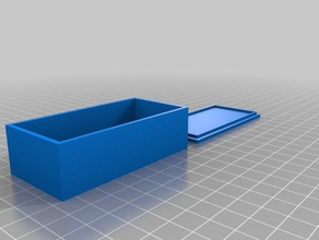 box3 mit deckel recipientes personalizado 3d print model - Mito3D