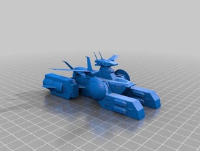 base bianca modello i robot gundam 3d print model - Mito3D